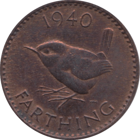 1940 FARTHING ( EF ) 2 - Farthing - Cambridgeshire Coins