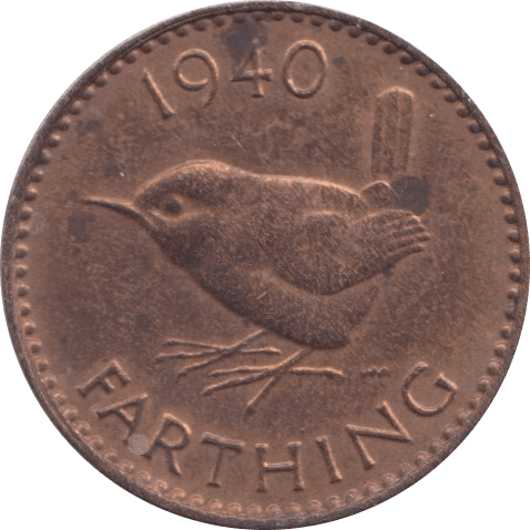 1940 FARTHING ( UNC ) - Farthing - Cambridgeshire Coins