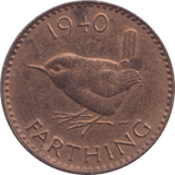 1940 FARTHING ( UNC ) - Farthing - Cambridgeshire Coins