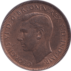 1940 FARTHING ( UNC ) - Farthing - Cambridgeshire Coins