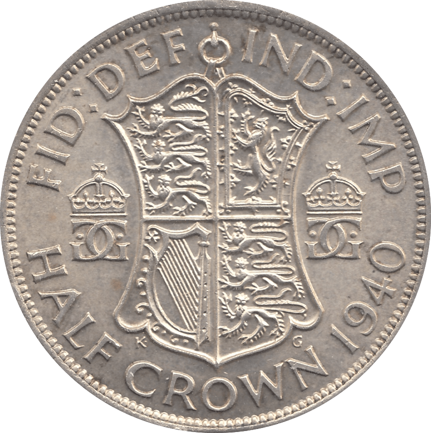 1940 HALFCROWN ( UNC ) - Halfcrown - Cambridgeshire Coins