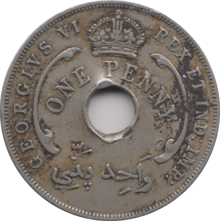 1940 ONE PENNY BRITISH WEST AFRICA - WORLD COINS - Cambridgeshire Coins