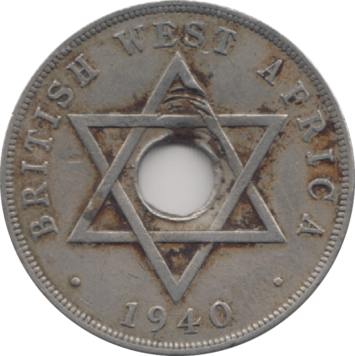 1940 ONE PENNY BRITISH WEST AFRICA - WORLD COINS - Cambridgeshire Coins