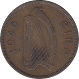 1940 ONE PENNY IRELAND - WORLD COINS - Cambridgeshire Coins