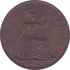 1940 PENNY ( AUNC ) B - Penny - Cambridgeshire Coins