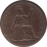 1940 PENNY B ( AUNC ) 7 - Penny - Cambridgeshire Coins