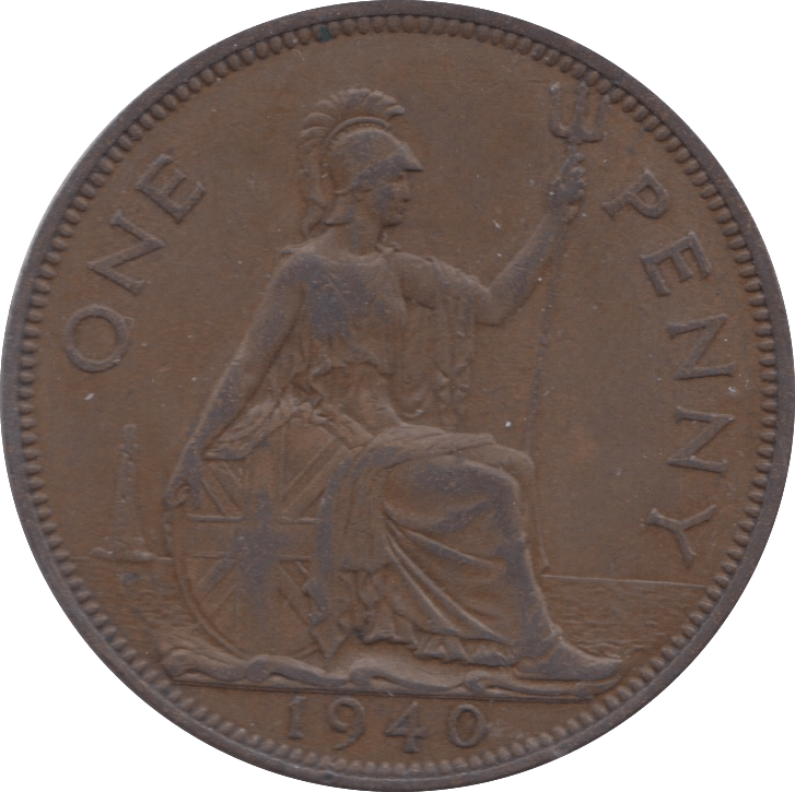 1940 PENNY ( EF ) 2 - Penny - Cambridgeshire Coins