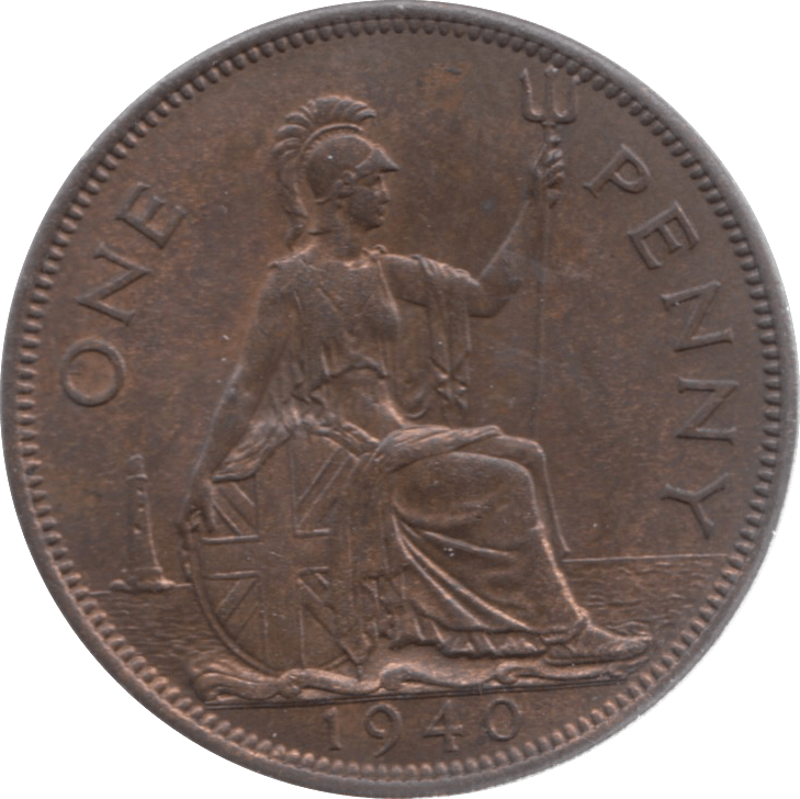 1940 PENNY ( UNC ) 23 - Penny - Cambridgeshire Coins