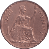 1940 PENNY ( UNC ) - Penny - Cambridgeshire Coins