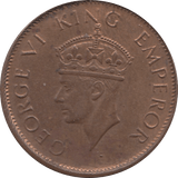 1940 QUARTER ANNA GEORGE VI INDIA REF 88 - WORLD COINS - Cambridgeshire Coins