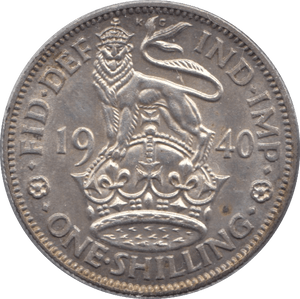 1940 SHILLING ( AUNC ) 2 - Shilling - Cambridgeshire Coins