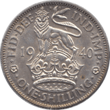 1940 SHILLING ( AUNC ) 2 - Shilling - Cambridgeshire Coins