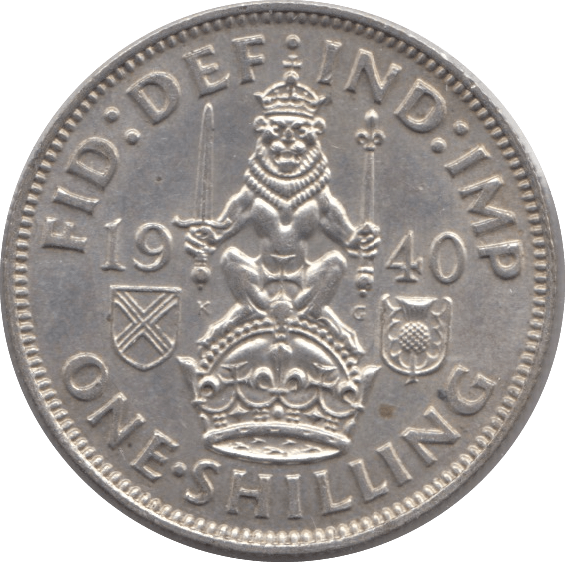 1940 SHILLING ( UNC ) - Shilling - Cambridgeshire Coins