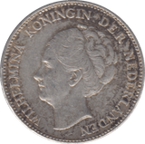 1940 SILVER 1 GULDEN NETHERLANDS - SILVER WORLD COINS - Cambridgeshire Coins