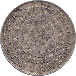 1940 SILVER KORONA SWEDEN REF H130 - SILVER WORLD COINS - Cambridgeshire Coins