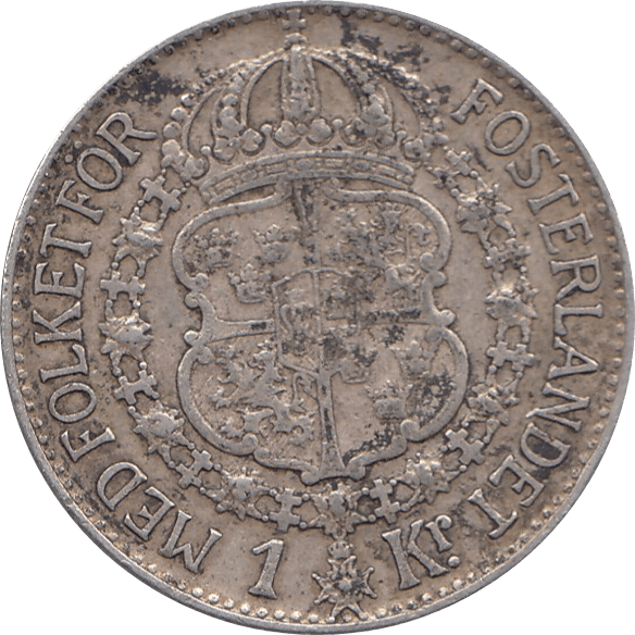 1940 SILVER KORONA SWEDEN REF H130 - SILVER WORLD COINS - Cambridgeshire Coins