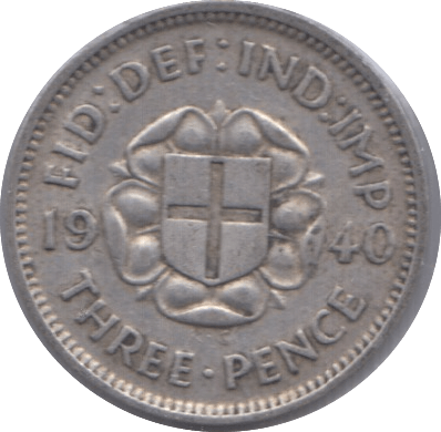 1940 SILVER THREEPENCE ( GVF ) - Threepence - Cambridgeshire Coins