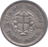 1940 SILVER THREEPENCE ( GVF ) - Threepence - Cambridgeshire Coins