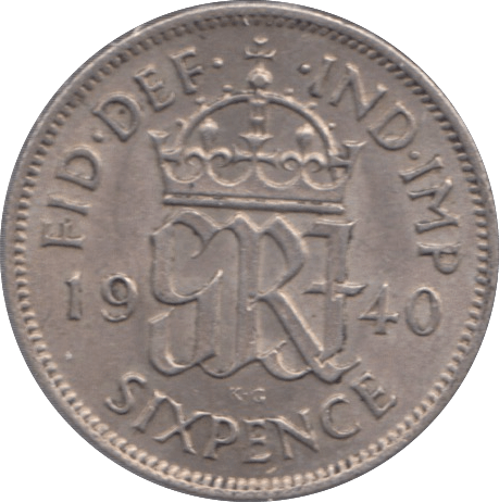 1940 SIXPENCE ( AUNC ) - SIXPENCE - Cambridgeshire Coins
