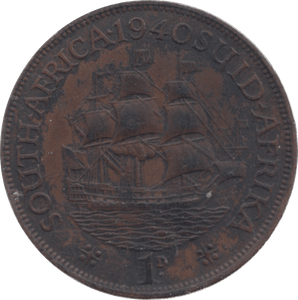 1940 SOUTH AFRICA PENNY - WORLD COINS - Cambridgeshire Coins