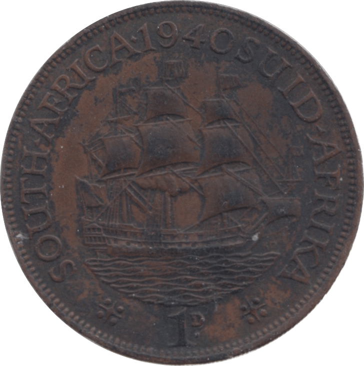 1940 SOUTH AFRICA PENNY - WORLD COINS - Cambridgeshire Coins