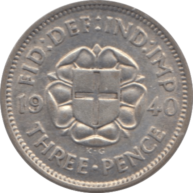 1940 THREEPENCE ( UNC ) - Threepence - Cambridgeshire Coins