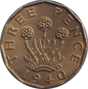1940 THREEPENCE ( UNC ) - Threepence - Cambridgeshire Coins