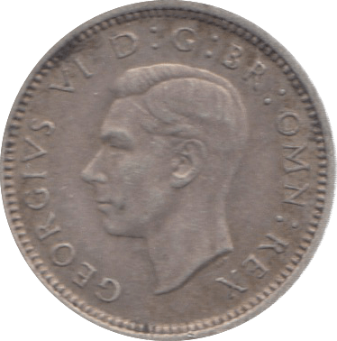 1940 THREEPENCE ( VF ) 25 - Threepence - Cambridgeshire Coins