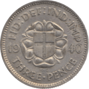 1940 THREEPENCE ( VF ) - Threepence - Cambridgeshire Coins