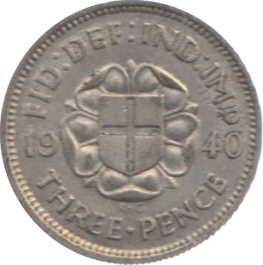 1940 THREEPENCE ( VF ) - Threepence - Cambridgeshire Coins