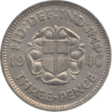 1940 THREEPENCE ( VF ) - Threepence - Cambridgeshire Coins
