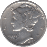 1940 USA DIME - WORLD COINS - Cambridgeshire Coins