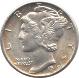 1940 USA SILVER DIME DENVER MINT - SILVER WORLD COINS - Cambridgeshire Coins