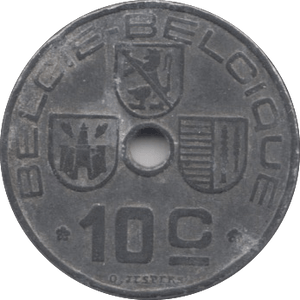 1941 10 CENTIMES BELGIUM - WORLD COINS - Cambridgeshire Coins