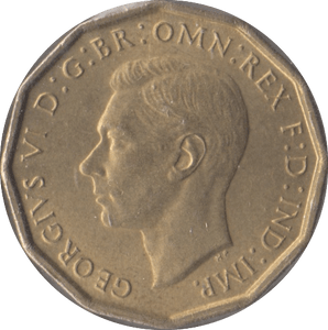 1941 BRASS THREEPENCE ( BU ) - Threepence - Cambridgeshire Coins