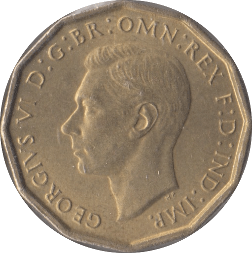 1941 BRASS THREEPENCE ( BU ) - Threepence - Cambridgeshire Coins