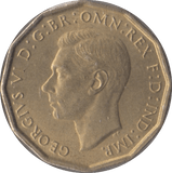 1941 BRASS THREEPENCE ( BU ) - Threepence - Cambridgeshire Coins