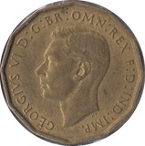 1941 BRASS THREEPENCE ( UNC ) - Threepence - Cambridgeshire Coins