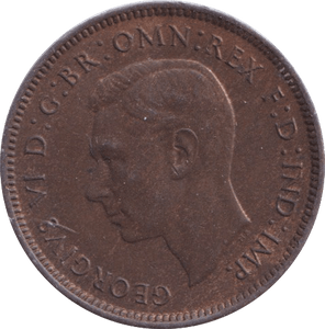 1941 FARTHING ( AUNC ) - Farthing - Cambridgeshire Coins