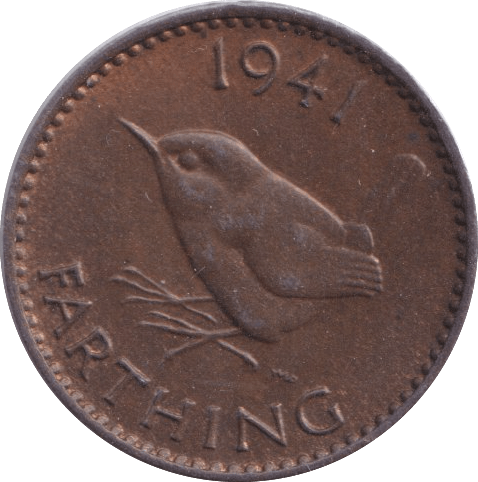 1941 FARTHING ( AUNC ) - Farthing - Cambridgeshire Coins