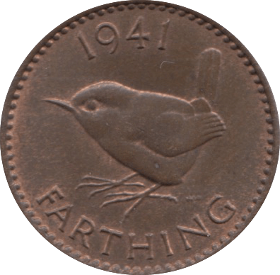 1941 FARTHING ( BU ) 5 - Farthing - Cambridgeshire Coins