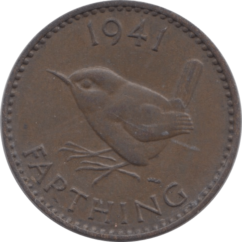 1941 FARTHING ( EF ) - Farthing - Cambridgeshire Coins