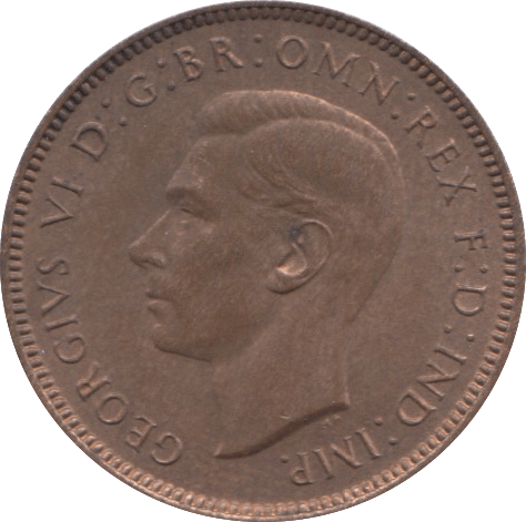 1941 FARTHING ( UNC ) 2 - Farthing - Cambridgeshire Coins