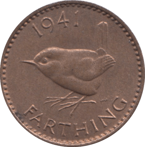 1941 FARTHING ( UNC ) 2 - Farthing - Cambridgeshire Coins
