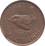 1941 FARTHING ( UNC ) 2 - Farthing - Cambridgeshire Coins