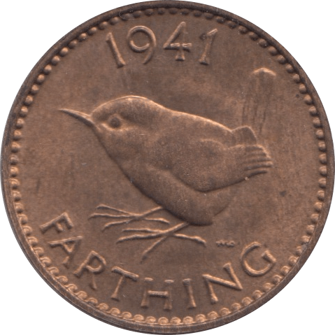 1941 FARTHING ( UNC ) - Farthing - Cambridgeshire Coins