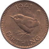 1941 FARTHING ( UNC ) - Farthing - Cambridgeshire Coins