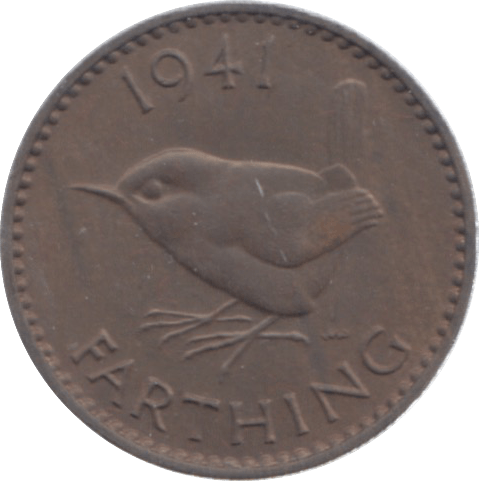 1941 FARTHING ( UNC ) - Farthing - Cambridgeshire Coins