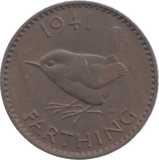 1941 FARTHING ( UNC ) - Farthing - Cambridgeshire Coins