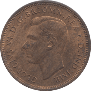 1941 HALFPENNY ( UNC ) 1 - Halfpenny - Cambridgeshire Coins